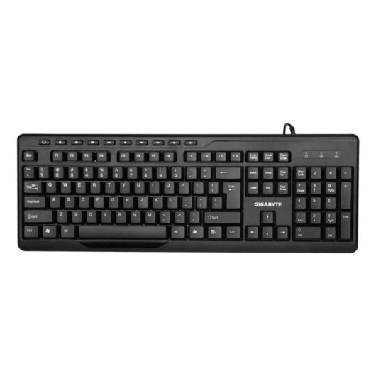Teclado Gigabyte KM6300 membrana completo con ratón óptico negro