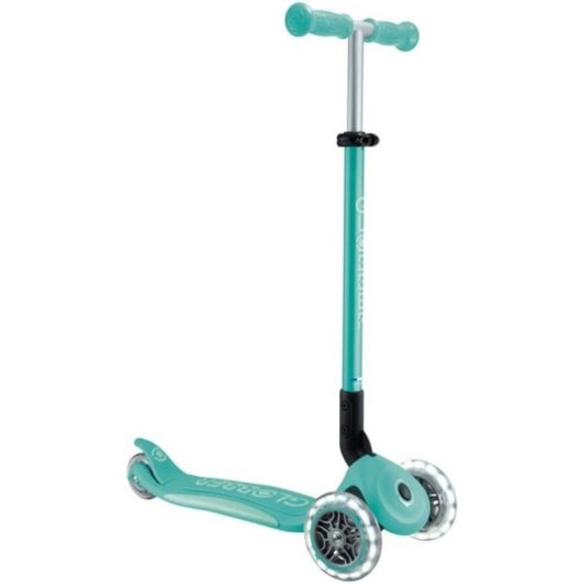 Patinete Vespa GLOBBER Primo Foldable Plus Lights 3 ruedas LED Menta