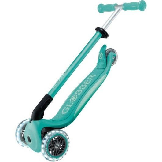 Patinete Vespa GLOBBER Primo Foldable Plus Lights 3 ruedas LED Menta