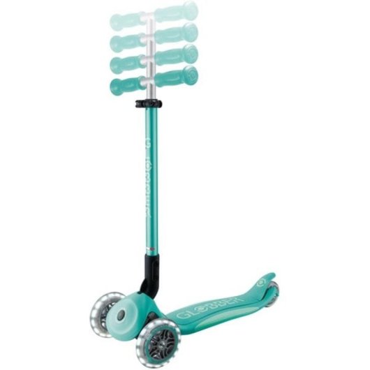 Patinete Vespa GLOBBER Primo Foldable Plus Lights 3 ruedas LED Menta