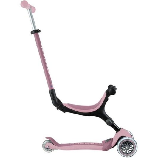 Patinete 3 en 1 Globber Go-Up Active Lights Eco 3 ruedas Berry