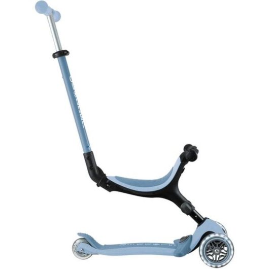 3-in-1 Globber Go-Up Active Lights Eco Roller 50 kg Tragkraft Blau