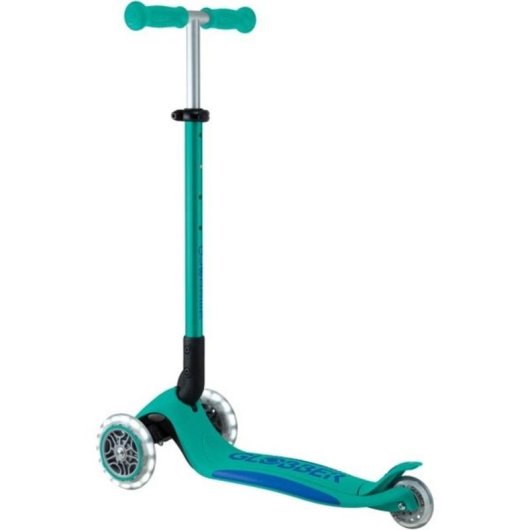 Vespa GLOBBER Primo faltbarer 3-Rad Scooter LED türkis