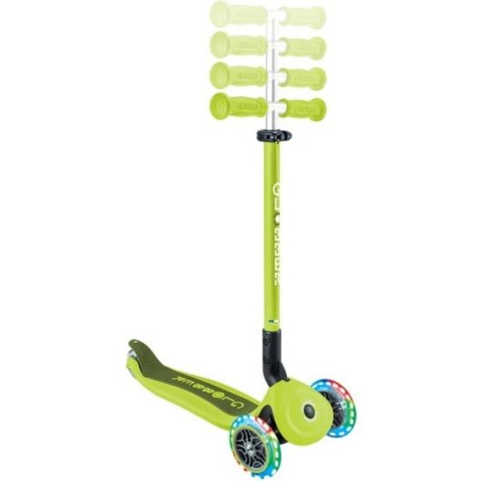 Globber Go-Up Active Lights 3-Rad Scooter beleuchtet Limone