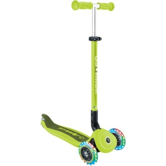 Globber Go-Up Active Lights 3-Rad Scooter beleuchtet Limone