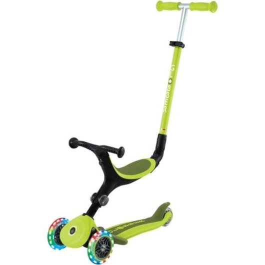 Globber Go-Up Active Lights 3-Rad Scooter beleuchtet Limone