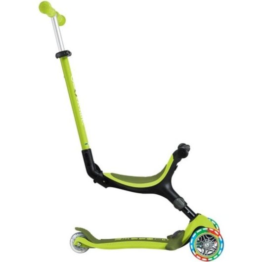Globber Go-Up Active Lights 3-Rad Scooter beleuchtet Limone