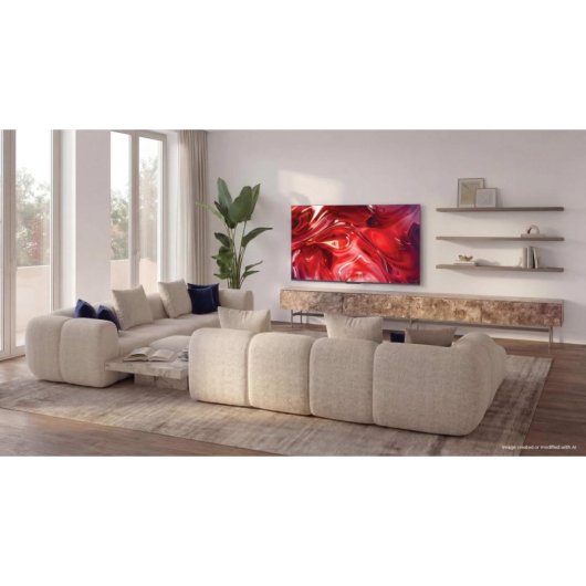 TV Haier QLED H55S85GUX 55" 4K UltraHD 60Hz Smart TV Google TV HDR10+ Dolby Atmos