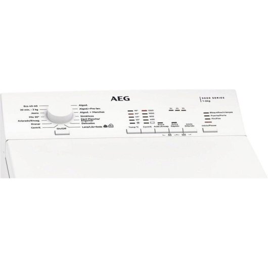 Máquina de Lavar Roupa AEG LTE6K7230E 7 Kg 1200rpm Classe A Branco Autolimpeza