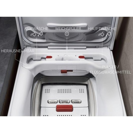 Máquina de Lavar Roupa AEG LTE6K7230E 7 Kg 1200rpm Classe A Branco Autolimpeza