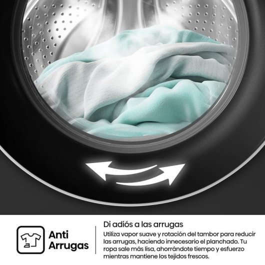 Lavasecadora Hisense 11kg A WD1I1142BBL2 con función vapor y AutoMix