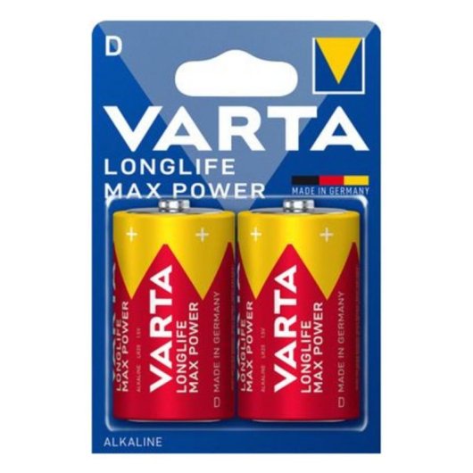 Alkaline Batterie VARTA Longlife Max Power LR20 (D) 1,5V - 2 Stück