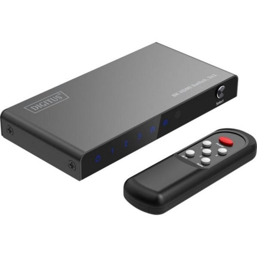 HDMI Switch Digitus 8K 3x1 60Hz HDR USB-C