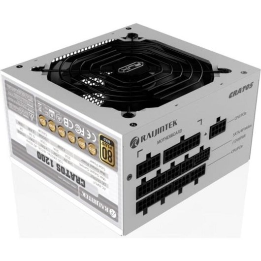 Alimentation Raijintek Cratos 1200W 80 Plus Gold modulaire blanche