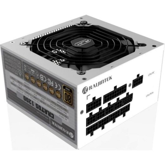 Alimentation Raijintek Cratos 1200W 80 Plus Gold modulaire blanche