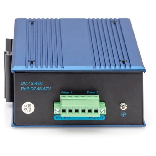 Conmutador PoE Gigabit Ethernet Industrial Digitus 4+2 Puertos