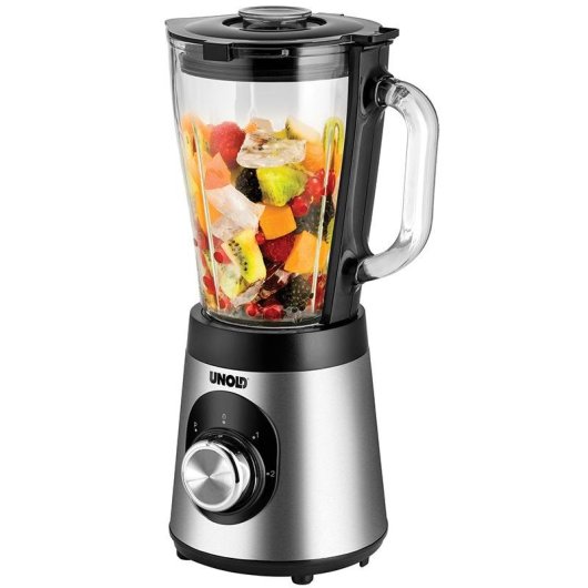 Batidora de copo Unold Edel 1,5 L 500 W Preto/Aço Inoxidável