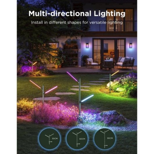 Gartenleuchte LED Govee RGBICWW 1100 lm IP66 Dimmbar