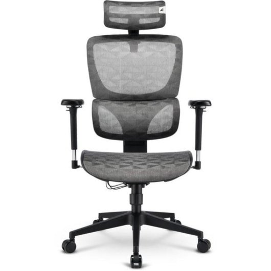 Bürostuhl Sharkoon OfficePal C40M Grau mit Mesh-Sitz und Mesh-Rückenlehne