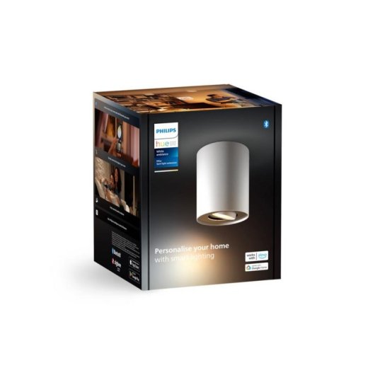 Spot d'éclairage intelligent Philips Hue GU10 Bluetooth Blanc LED Métal