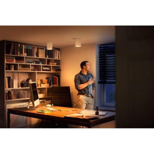 Spot d'éclairage intelligent Philips Hue GU10 Bluetooth Blanc LED Métal