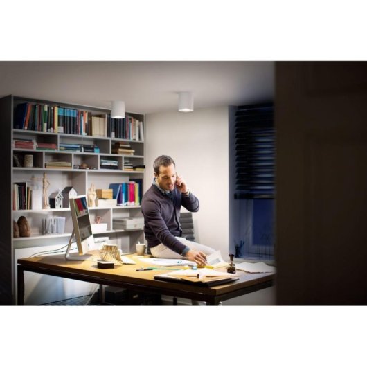 Spot d'éclairage intelligent Philips Hue GU10 Bluetooth Blanc LED Métal