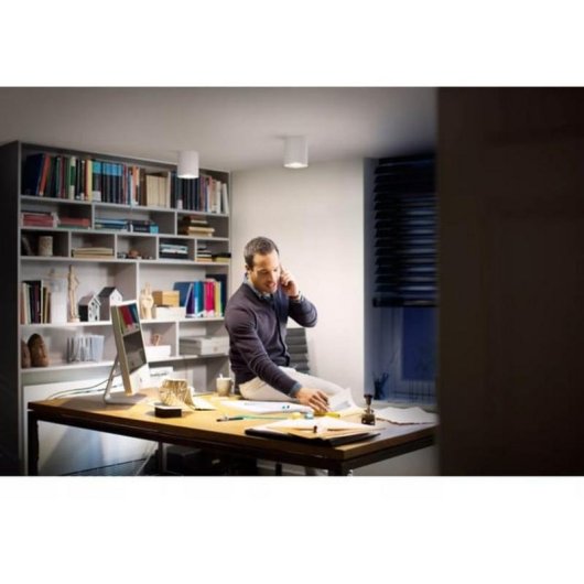 Spot d'éclairage intelligent Philips Hue GU10 Bluetooth Blanc LED Métal