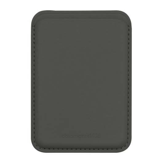Billetera DBRAMANTE1928 ICON Wallet con MagSafe Gris Monocromo, ligera