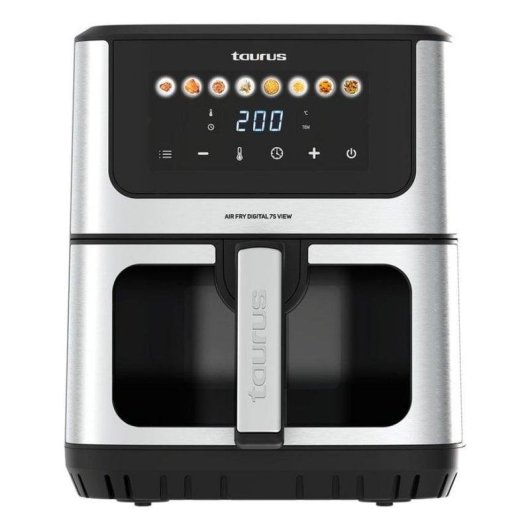 Airfryer Taurus AIR FRY DIGITAL 7S VIEW Fenêtre 6,5 L 1600 W Écran tactile