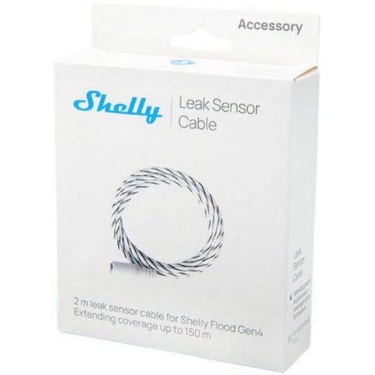Rilevatore di perdite d’acqua Shelly LeakSensorCable Estensibile 150 m