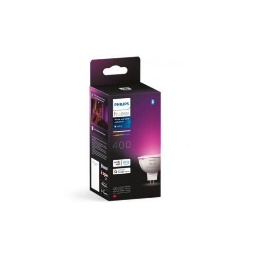 Punto de iluminación inteligente Philips Hue White and Color ambiance MR16 Bluetooth/Zigbee GU5.3 LED