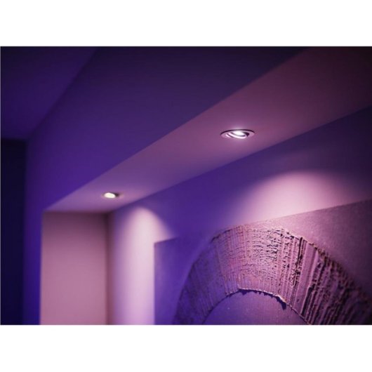 Punto de iluminación inteligente Philips Hue White and Color ambiance MR16 Bluetooth/Zigbee GU5.3 LED