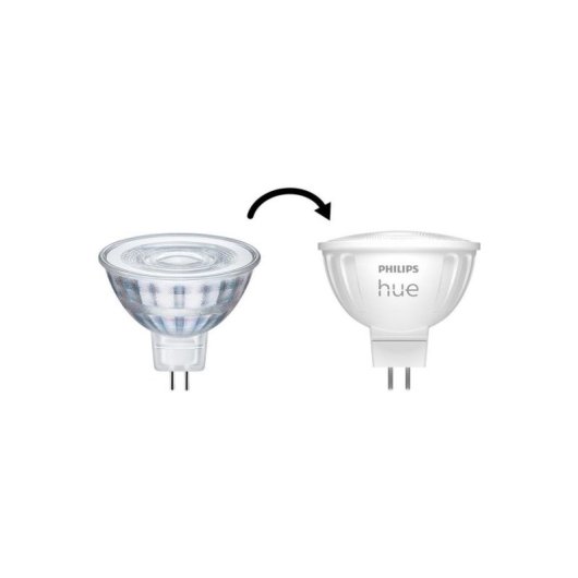 Punto de iluminación inteligente Philips Hue White and Color ambiance MR16 Bluetooth/Zigbee GU5.3 LED