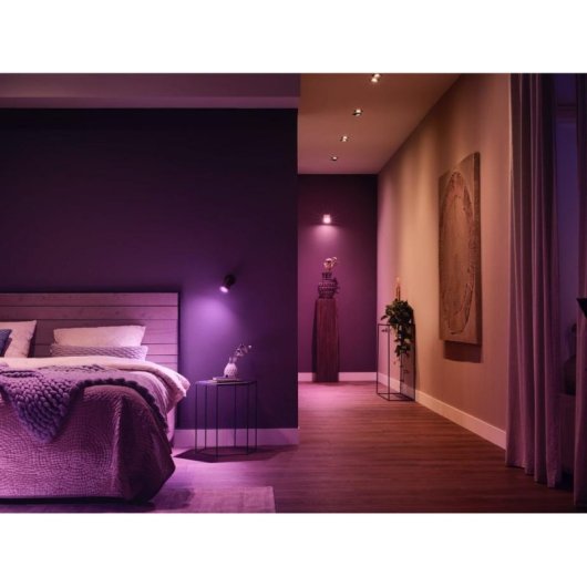 Punto de iluminación inteligente Philips Hue White and Color ambiance MR16 Bluetooth/Zigbee GU5.3 LED