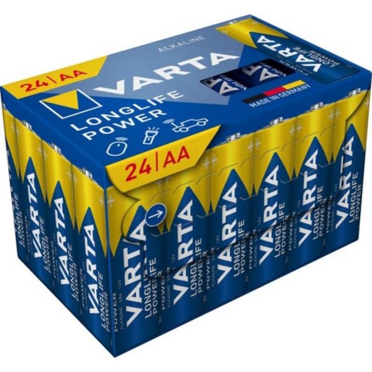 Pile AA Alcaline VARTA Longlife Lot de 12