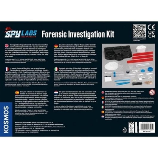 Kit de recherche forensique KOSMOS Spy Labs Équipement de détective