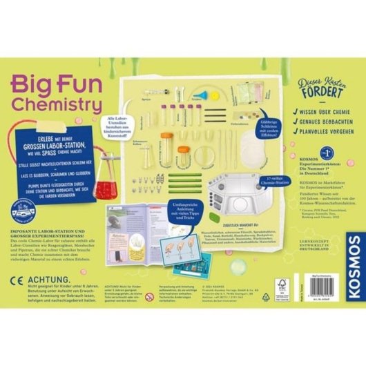Caja de experimentos KOSMOS Gran Química Divertida Química 8 años
