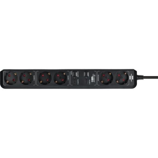 Regleta Brennenstuhl Connect Eco-Line 6 Tomas Wi-Fi con Control Inteligente