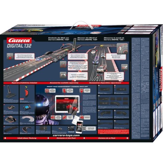 Set de pistas y coches Carrera DIGITAL 132 1:32 7,6 m