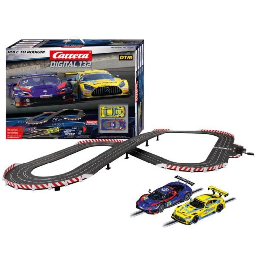 Set de pistas y coches Carrera DIGITAL 132 1:32 7,6 m