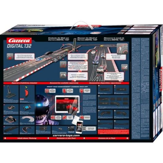 Set de pistas y coches Carrera DIGITAL 132 1:32 7,6 m
