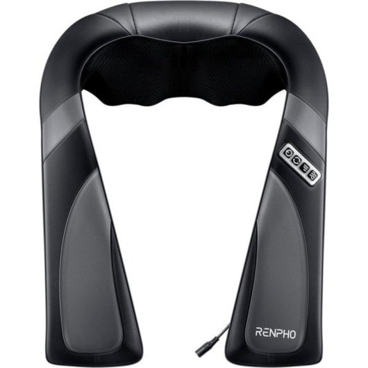 Masajeador Renpho U-Neck Go Shiatsu Carbón Negro
