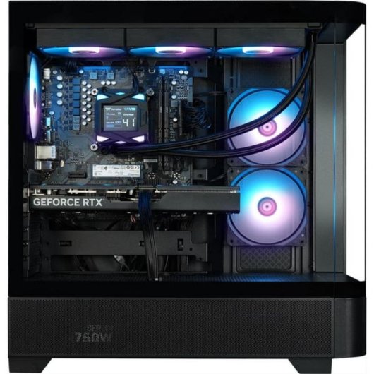 PC de bureau Thermaltake PC-000097-DE AMD Ryzen 7 7800X3D 32GB 1TB SSD RTX 5070 Windows 11 Pro RGB