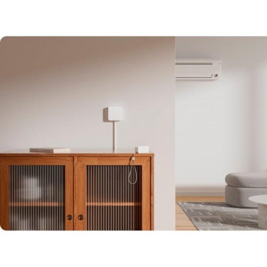 Sensor de temperatura y humedad SwitchBot con Hub Mini Wi-Fi y radio