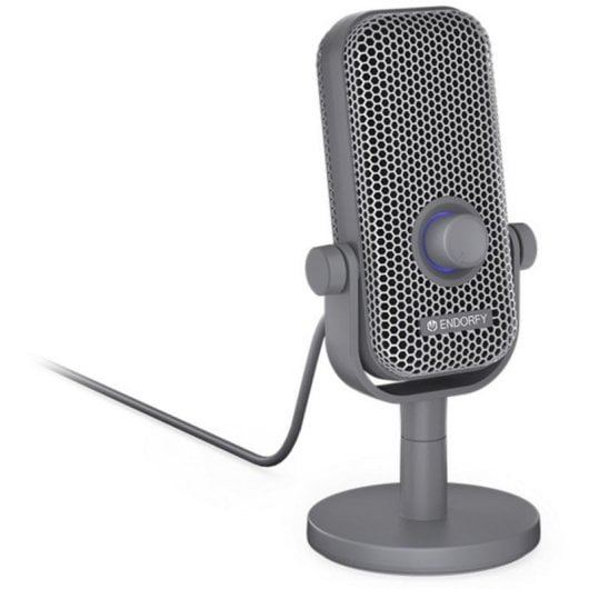 Micrófono Endorfy Solum Voice S USB-C cardioide con soporte antivibratorio