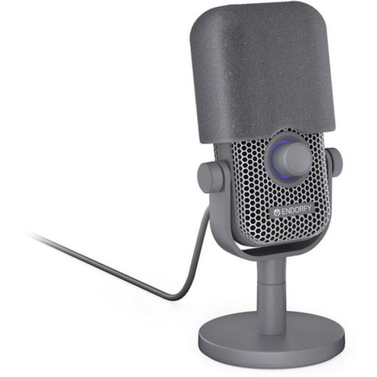 Micrófono Endorfy Solum Voice S USB-C cardioide con soporte antivibratorio
