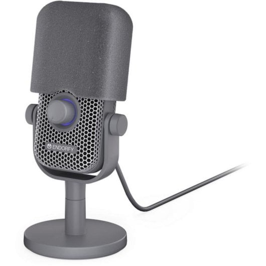 Micrófono Endorfy Solum Voice S USB-C cardioide con soporte antivibratorio