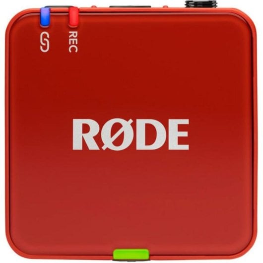 Micrófono Rode Wireless GO Gen 3 USB omnidireccional sin cable rojo oscuro