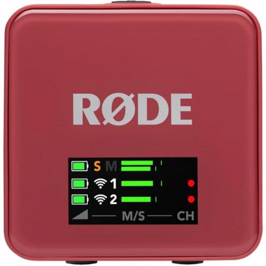 Micrófono Rode Wireless GO Gen 3 USB-C omnidireccional con clip rosa