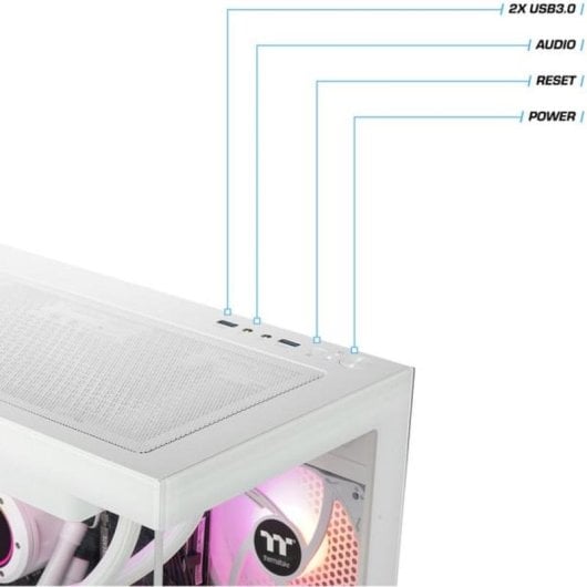 PC de bureau Thermaltake FTW V170A AMD Ryzen 7 7800X3D 32GB 1TB SSD RTX 5070 Windows 11 WiFi 6